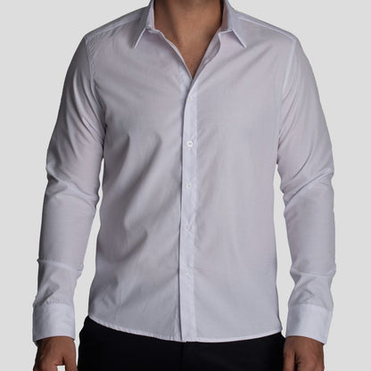 Suit Shirt | Perfect Fit | 3D Satin Dobby Fabric – Wrinkle-resistant