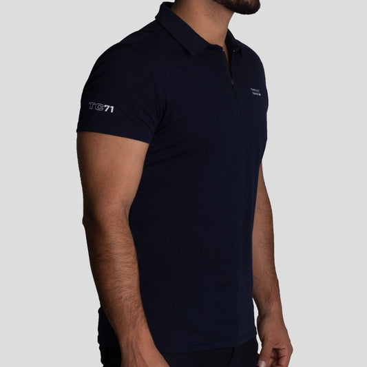 Polo con Cierre | Ajuste Perfecto | Algodón Jersey Premium Estampado