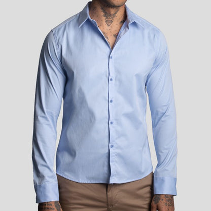 Suit Shirt | Perfect Fit | Linear Fabric Weave – Anti-Wrinkle