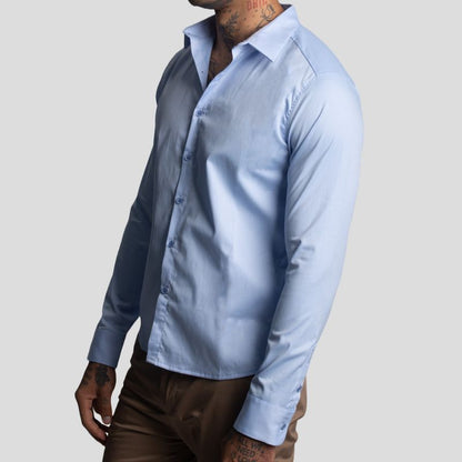 Suit Shirt | Perfect Fit | Linear Fabric Weave – Anti-Wrinkle