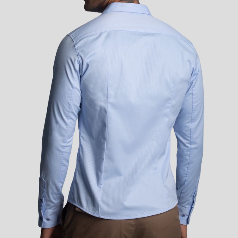 Suit Shirt | Perfect Fit | Linear Fabric Weave – Anti-Wrinkle