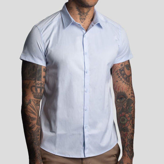 Camisa Satinada | Ajuste Perfecto | Tejido Satén – Antiarrugas