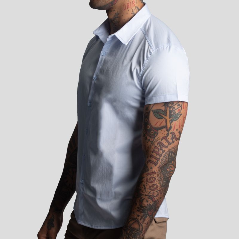 Camisa Satinada | Perfect Fit | Tejido Satin – Antiarrugas