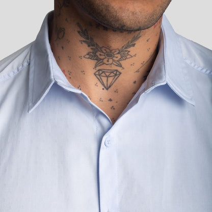Camisa Satinada | Perfect Fit | Tejido Satin – Antiarrugas