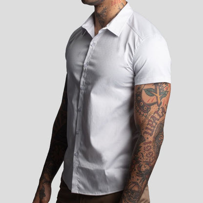 Camisa Satinada | Perfect Fit | Tejido Satin – Antiarrugas