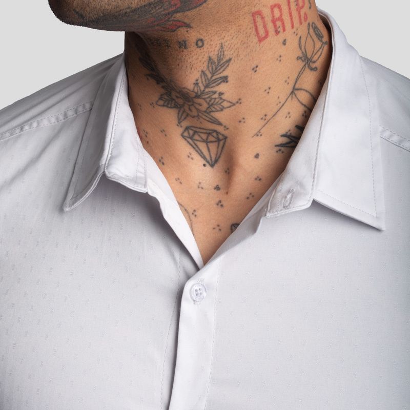 Camisa Satinada | Perfect Fit | Tejido Satin – Antiarrugas