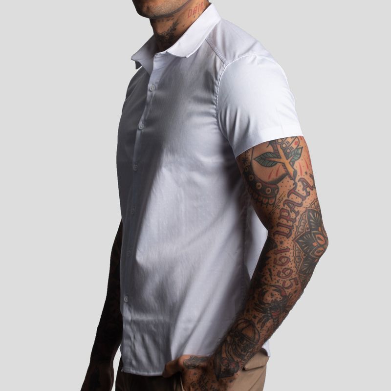 Camisa Satinada | Perfect Fit | Tejido Satin – Antiarrugas