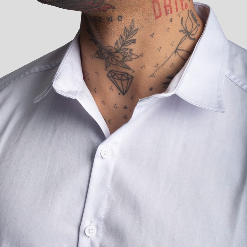 Camisa Satinada | Perfect Fit | Tejido Satin – Antiarrugas