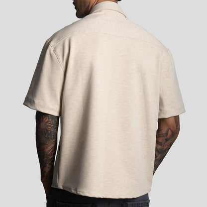 Short Sleeve Overshirt · Relaxed Fit · Special Fabric - Super Flex · Oversized