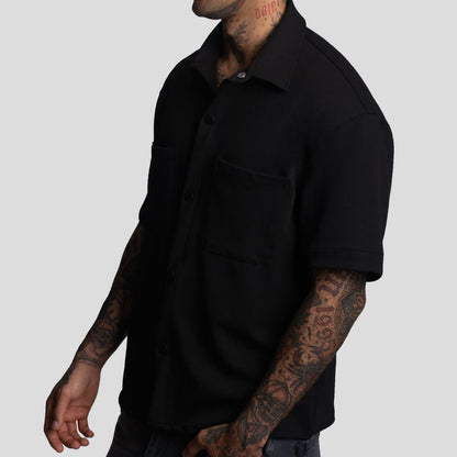 Short Sleeve Overshirt · Relaxed Fit · Special Fabric - Super Flex · Oversized