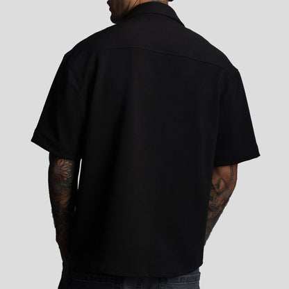 Short Sleeve Overshirt · Relaxed Fit · Special Fabric - Super Flex · Oversized