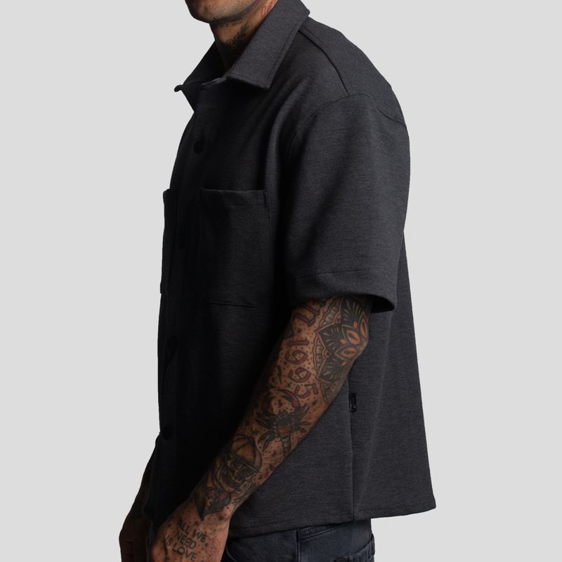 Short Sleeve Overshirt · Relaxed Fit · Special Fabric - Super Flex · Oversized
