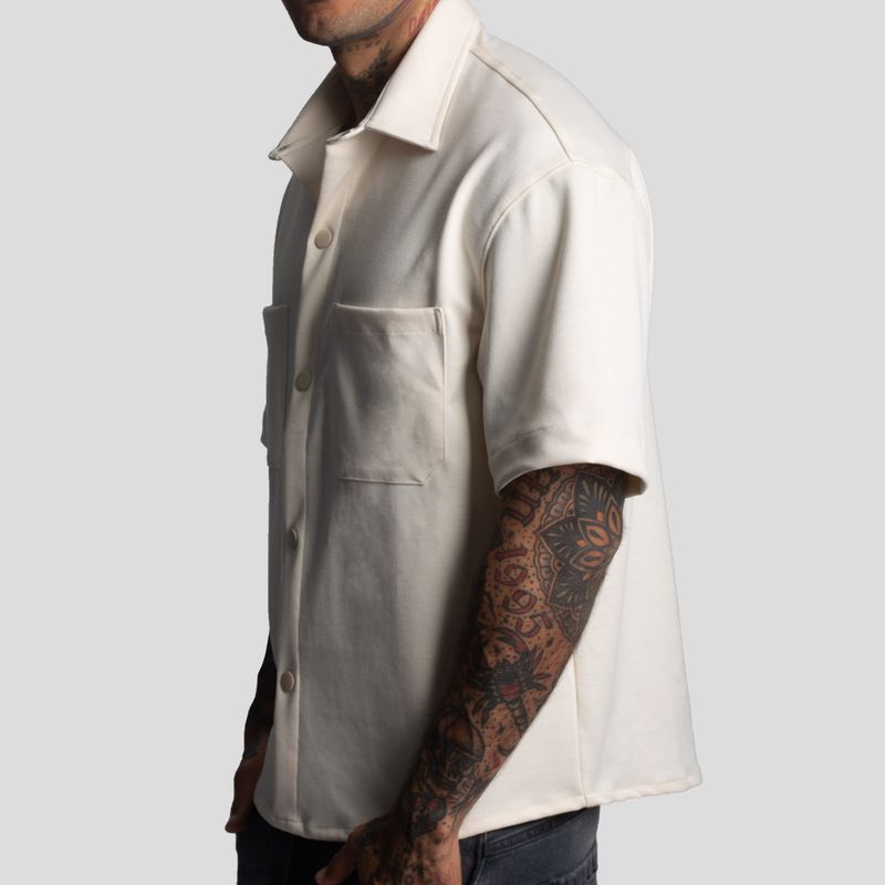 Short Sleeve Overshirt · Relaxed Fit · Special Fabric - Super Flex · Oversized