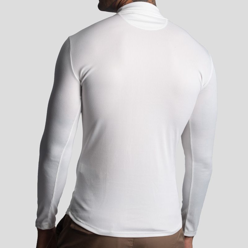 Turtleneck Polo Shirt | Perfect Fit | Special Fabric - Super Stretchy Ribbed