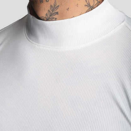 Turtleneck Polo Shirt | Perfect Fit | Special Fabric - Super Stretchy Ribbed