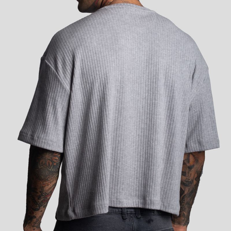 Short Sleeve Polo Shirt | Boxy Fit | Special Textured Fabric | Oversize