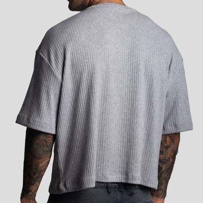 Short Sleeve Polo Shirt | Boxy Fit | Special Textured Fabric | Oversize