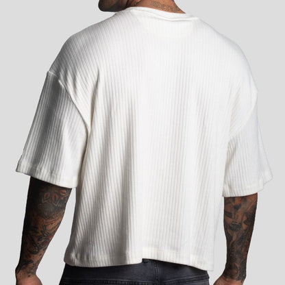Short Sleeve Polo Shirt | Boxy Fit | Special Textured Fabric | Oversize
