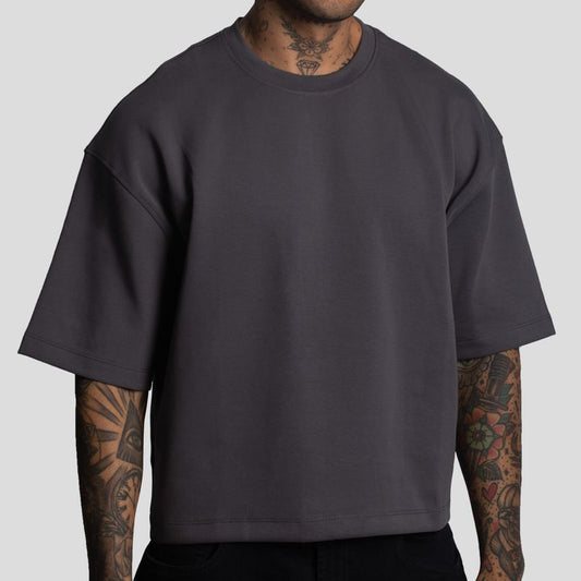 Polo Manga Corta | Boxy Fit | Tejido Especial Oversize