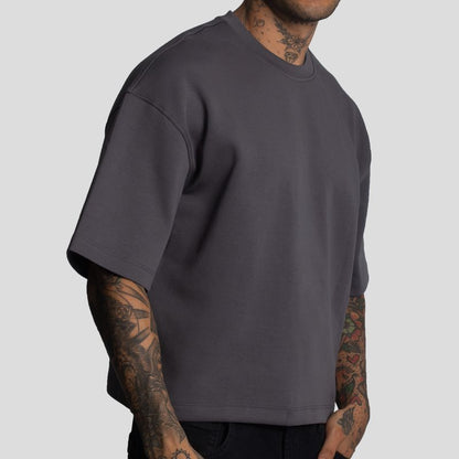 Short Sleeve Polo Shirt | Boxy Fit | Special Oversize Fabric