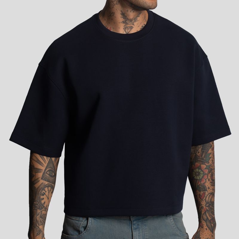 Short Sleeve Polo Shirt | Boxy Fit | Special Oversize Fabric