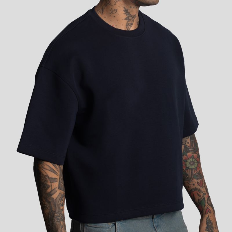 Short Sleeve Polo Shirt | Boxy Fit | Special Oversize Fabric