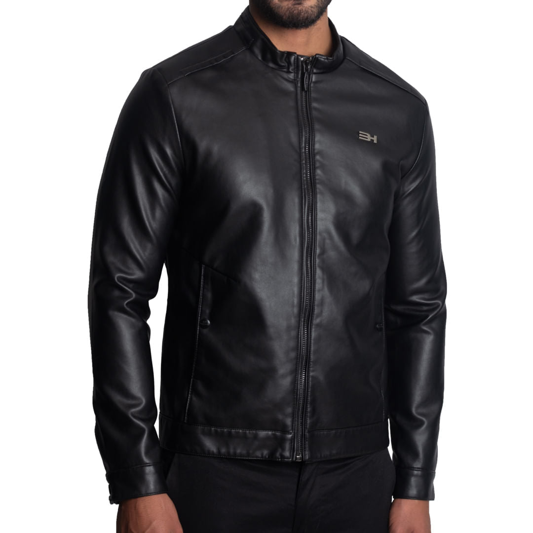 Casaca de vestir Signature en eco-cuero – estilo Star Boy