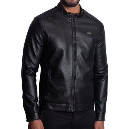 Casaca de vestir Signature en eco-cuero – estilo Star Boy