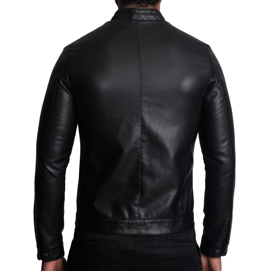 Casaca de vestir Signature en eco-cuero – estilo Star Boy