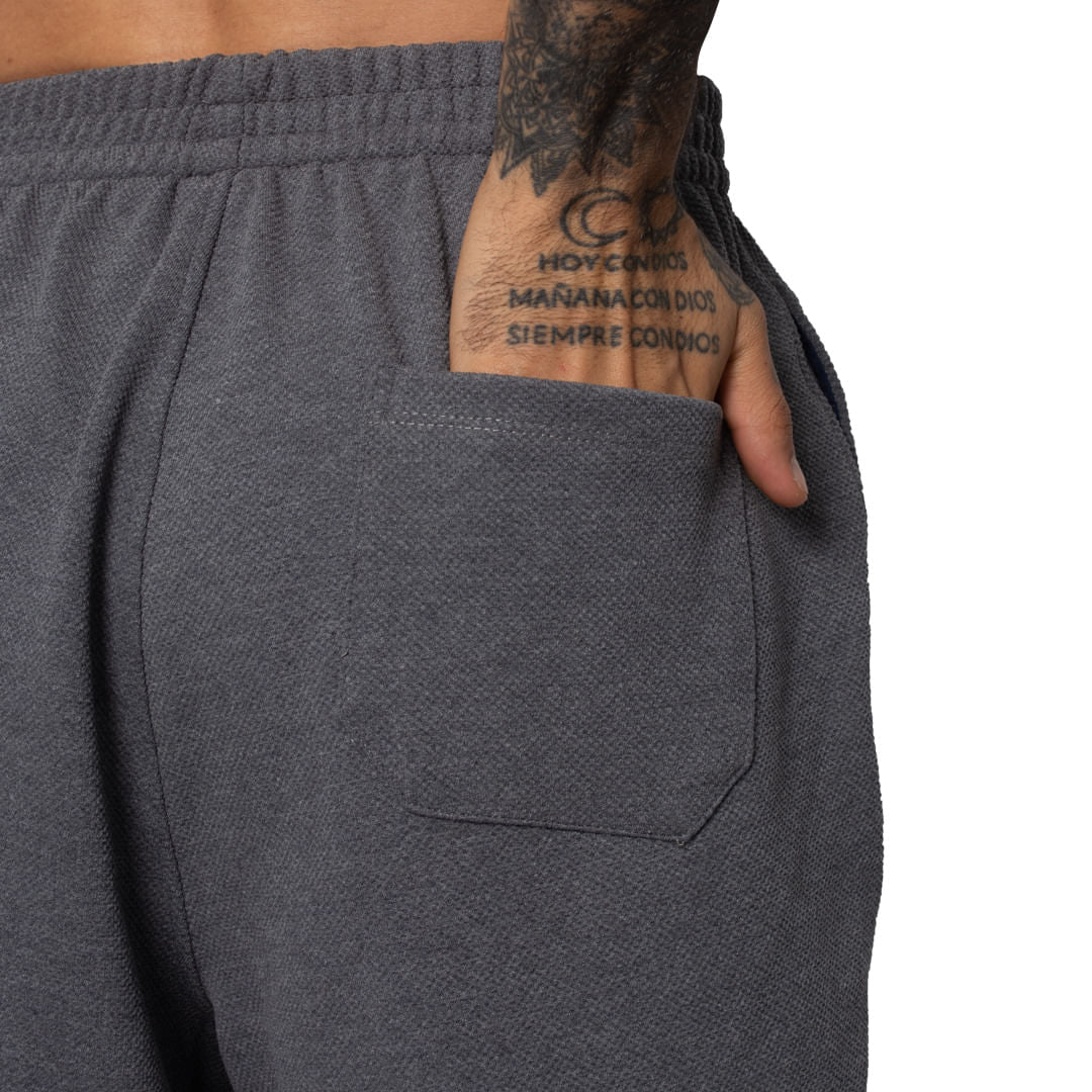 Bermuda Casual Relax / Tejido especial - Flex, relieve, pesado / Entalle Relax Fit / Oversize