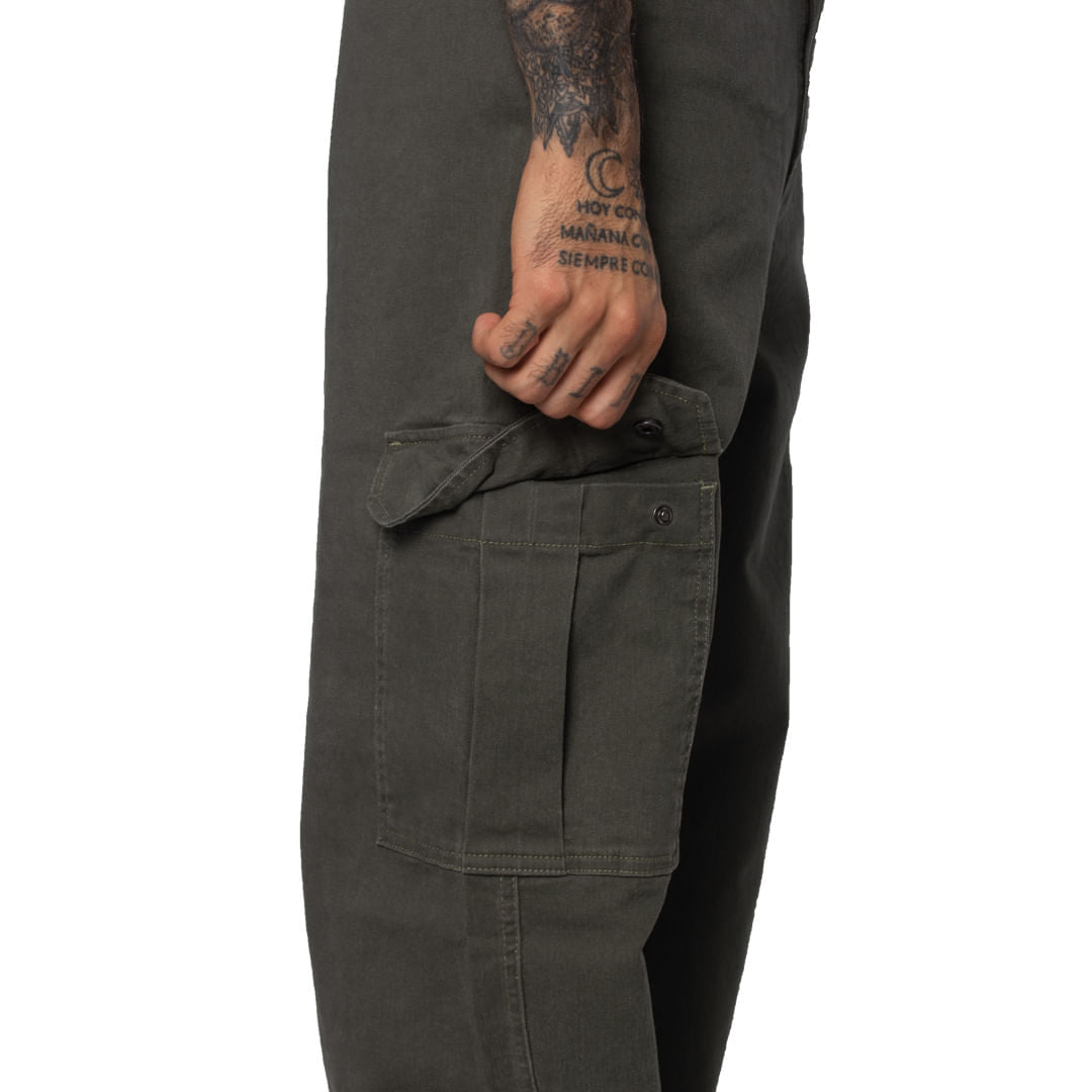 Pantalón Cargo Drill Confort Premium | Baggy Fit | Overzise
